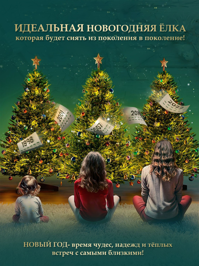 Ель искусственная Царь Елка Верона флокированная